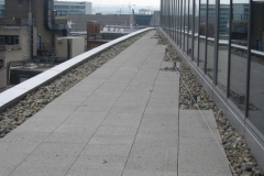 Adjustable paving support pads finshed balcony Plantation Place Fenchurch Street