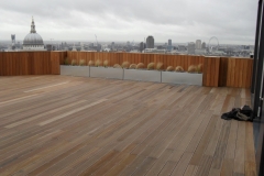 Universal Pedestal on timber decking project St Pauls London