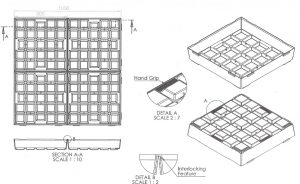 M-Tray CAD design