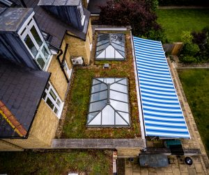 sedum green roof domestic project London