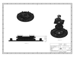 Self-levelling Heavy Duty Pedestal