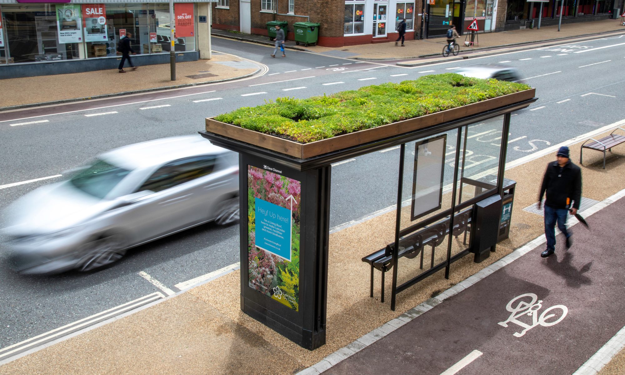 Leicester's Green Aspirations Bring A Buzz To Bus Stops