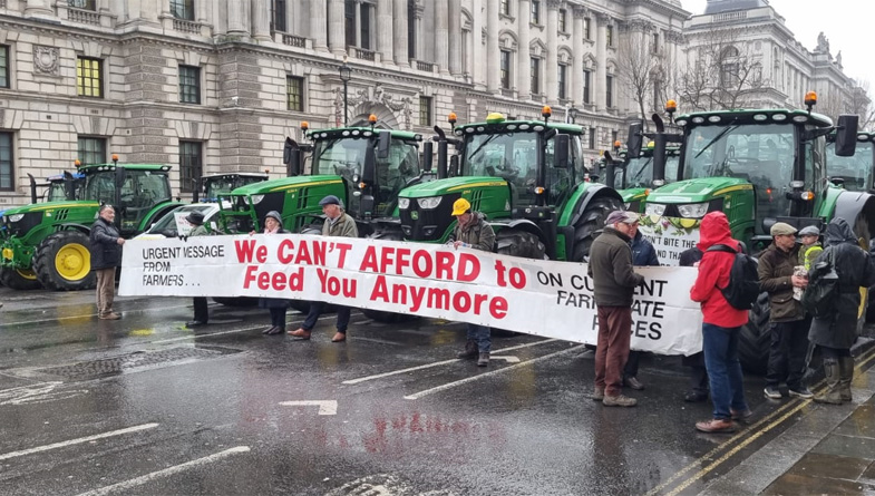 Farmers Protest Central London – 10th February 2025